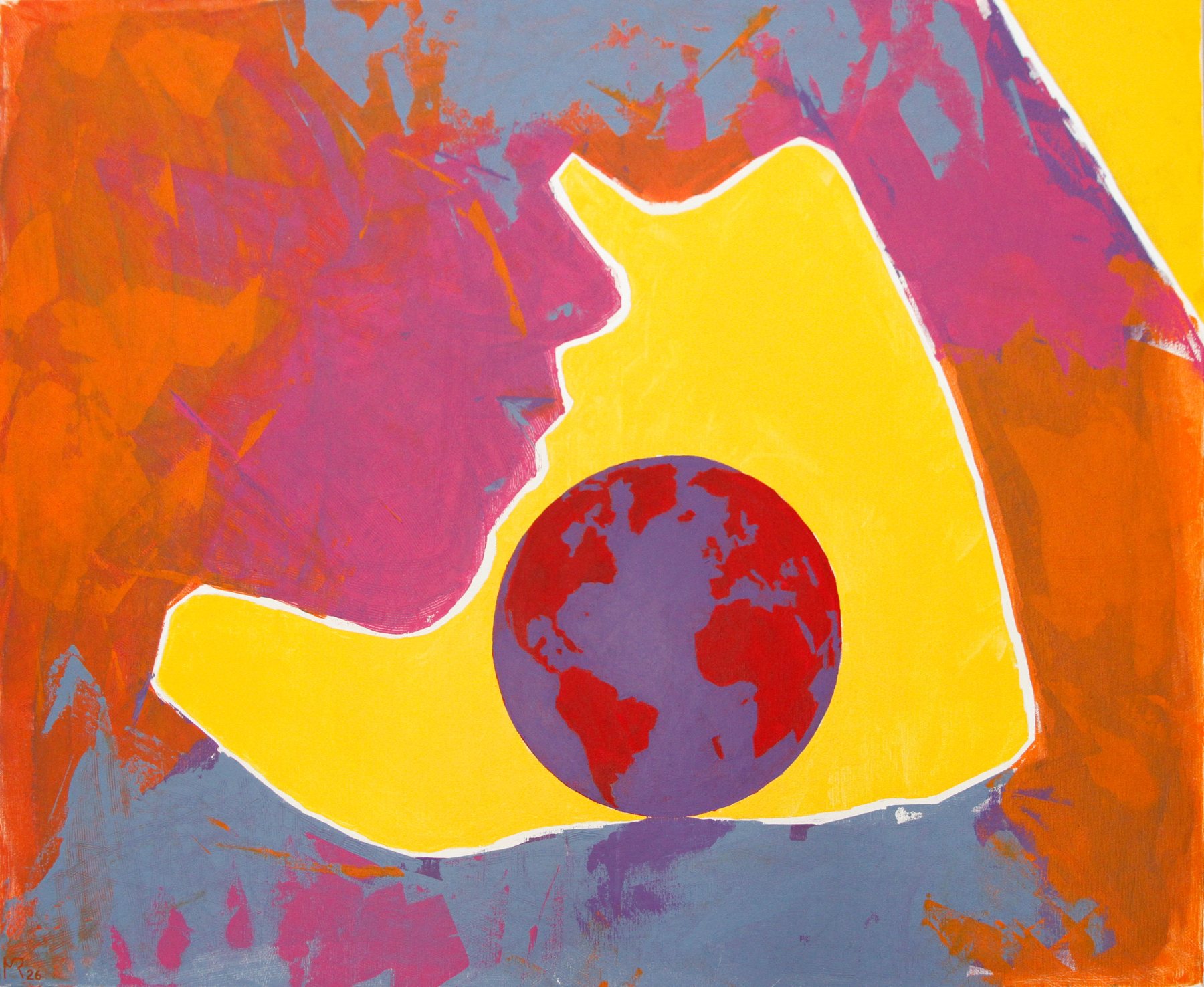 Acryl auf Leinwand