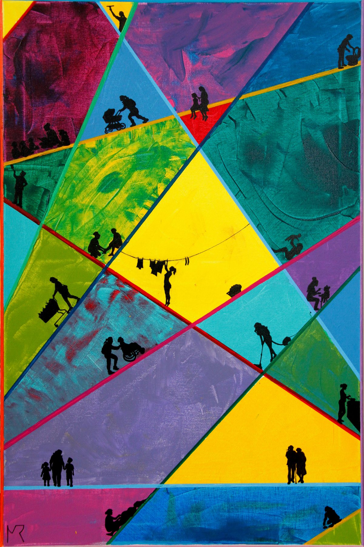 Acryl auf Leinwand