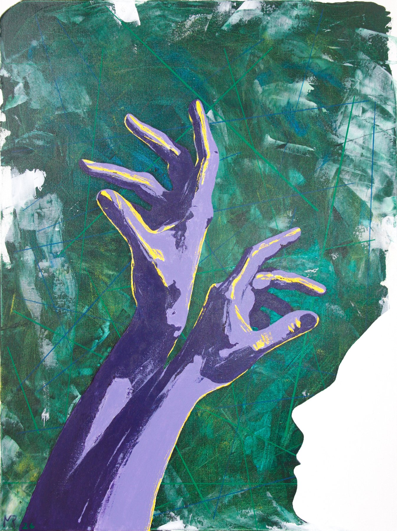 Acryl auf Leinwand