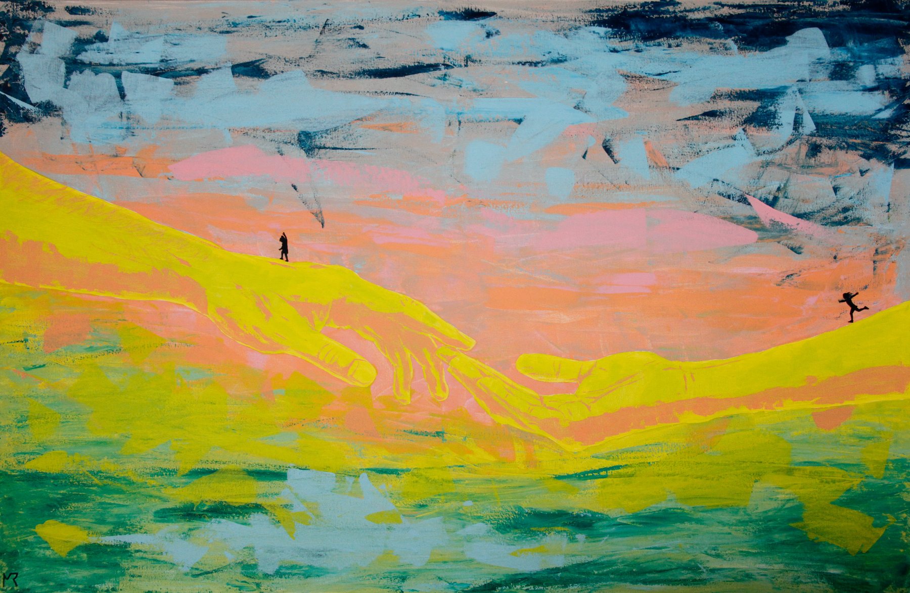 Acryl auf Leinwand